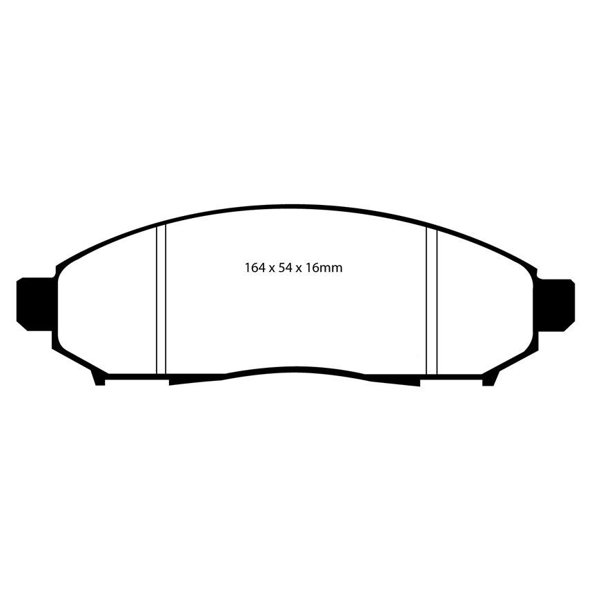 [EBCDP41747R] EBC Brakes Yellowstuff Performance Brake Pads