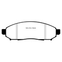 EBC Brakes Yellowstuff Performance Brake Pads