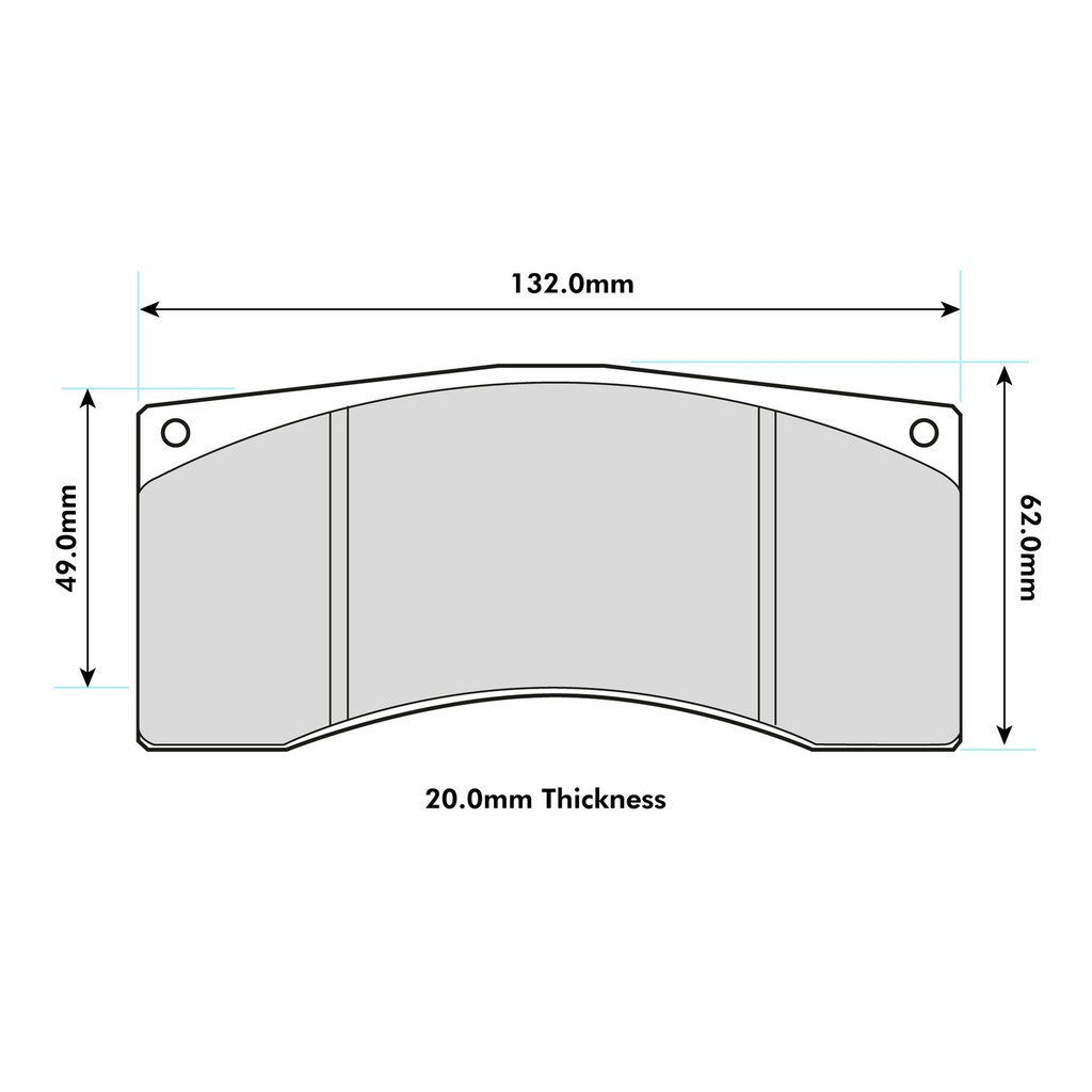 Ferodo DS3000 Brake Pads To Fit Alcon B-Type 4 Piston Calipers