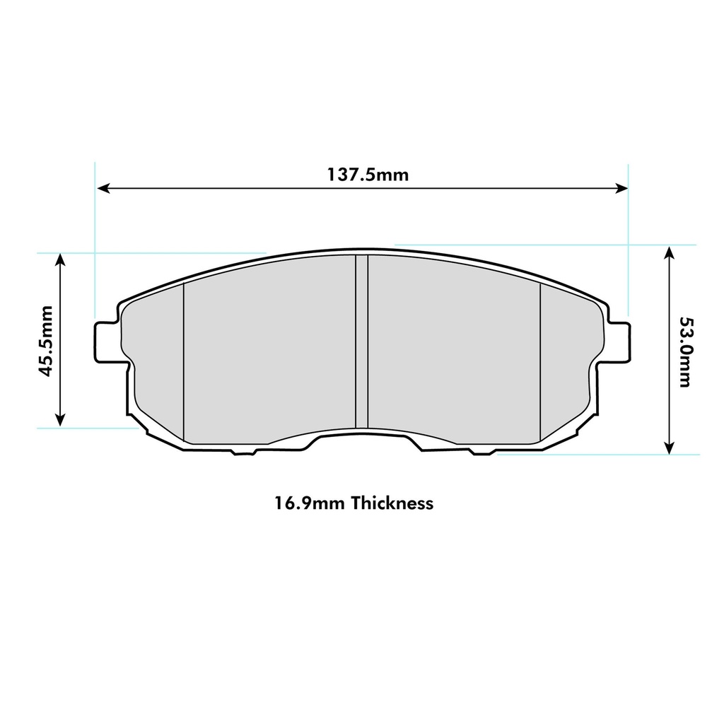 [EBCDP81636RP1] EBC Brakes RP-1 Brake Pads