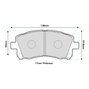 EBC Brakes RP-1 Brake Pads