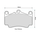 EBC Brakes RP-1 Brake Pads