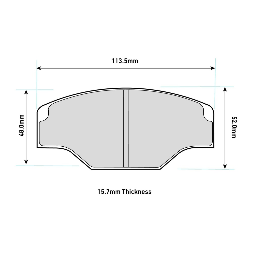 Ferodo DS1.11 Brake Pads To Fit AP Racing CP2361 / OE Calipers
