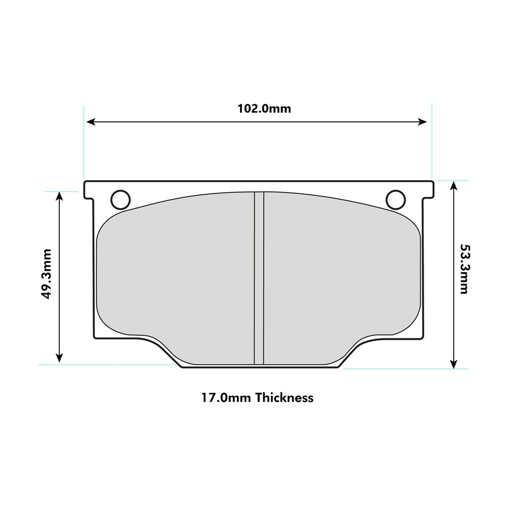 Pagid RSH3 Brake Pads To Fit Girling AR5 / BR / OE Calipers