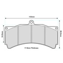 Ferodo DS2500 Brake Pads To Fit AP Racing CP5070/CP5146/CP5576 Calipers