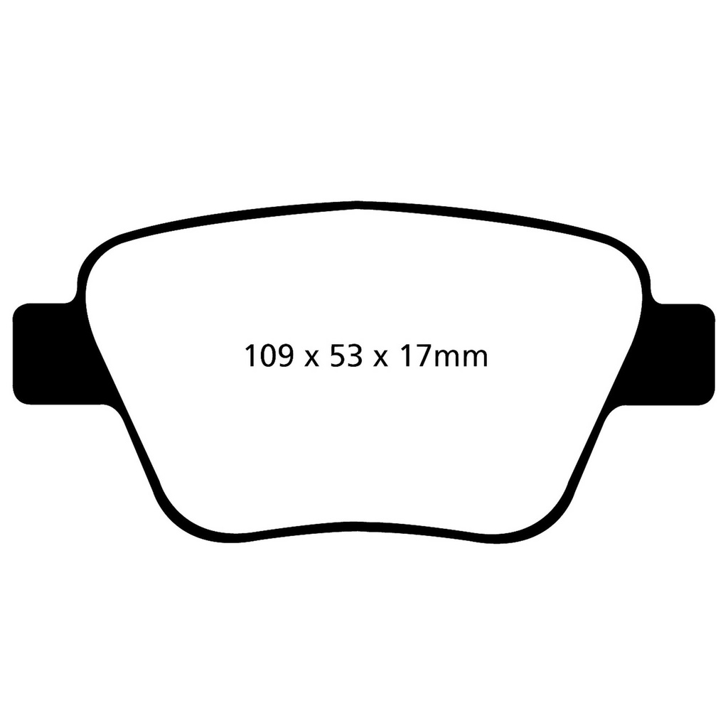 EBC Brakes Yellowstuff Performance Brake Pads