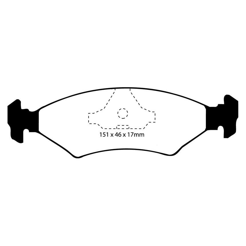 [EBCDP4415R] EBC Brakes Yellowstuff Performance Brake Pads