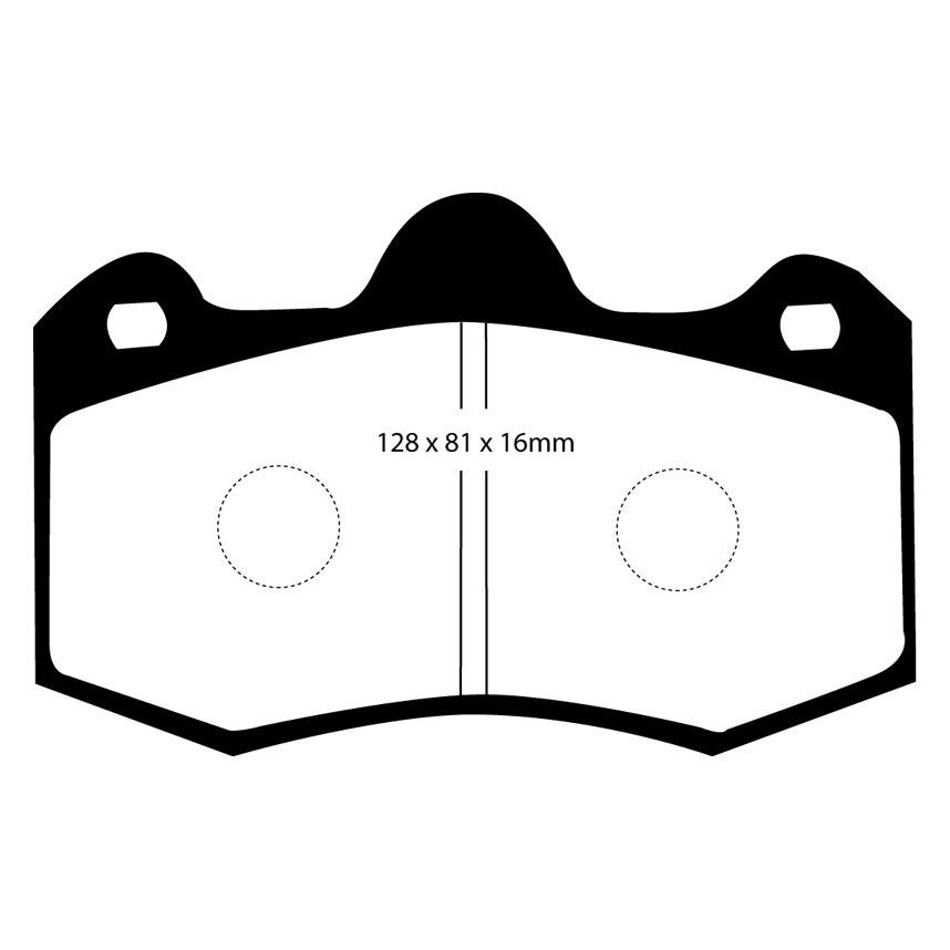 [EBCDP3036C] EBC Brakes Redstuff Performance Brake Pads