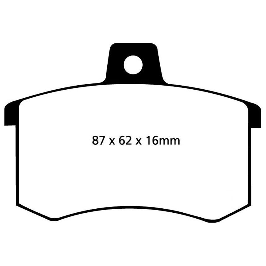 EBC Brakes Yellowstuff Performance Brake Pads