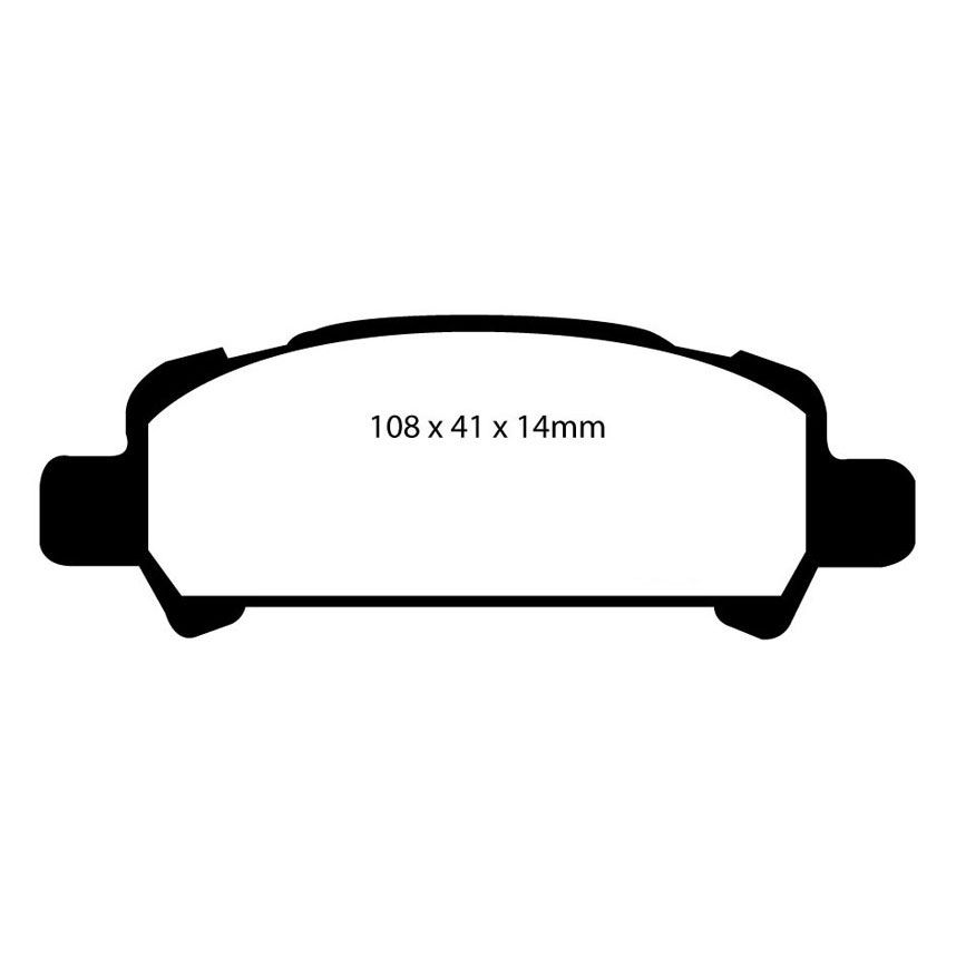EBC Brakes Yellowstuff Performance Brake Pads