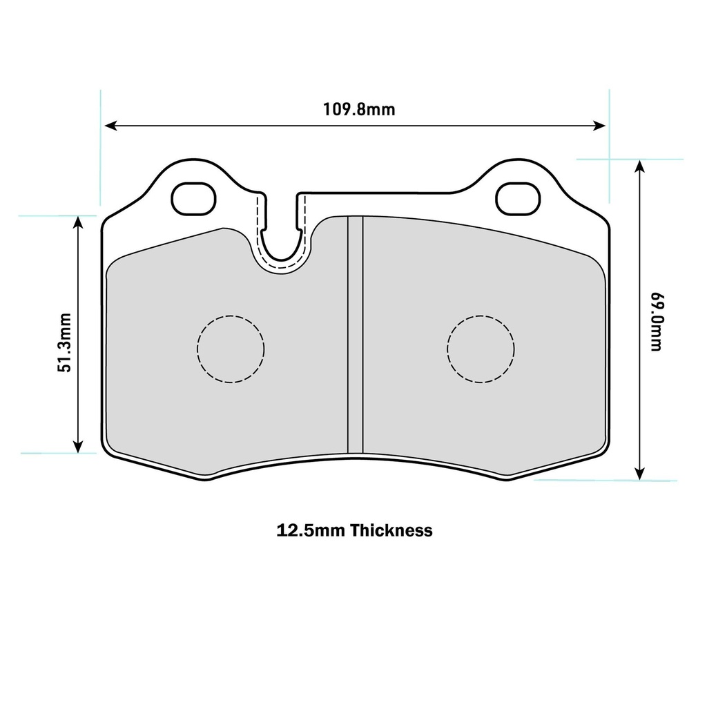 [FERFRP3109H] Ferodo DS2500 Brake Pads