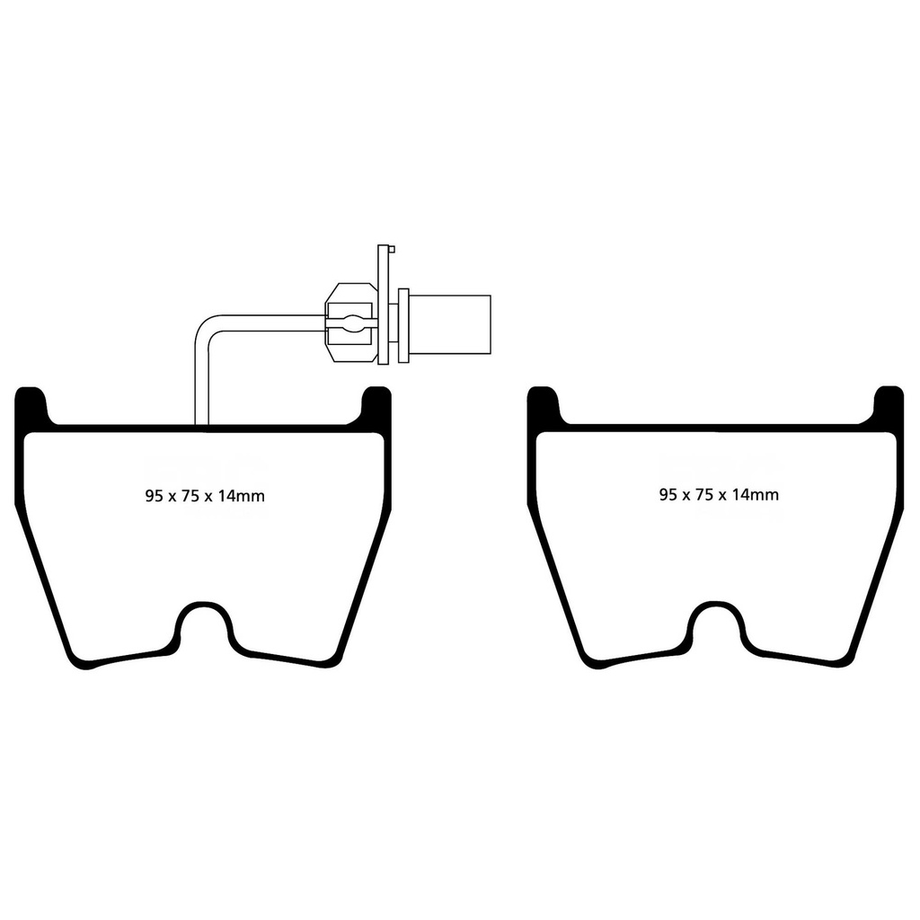 [EBCDP31513/3C] EBC Brakes Redstuff Performance Brake Pads