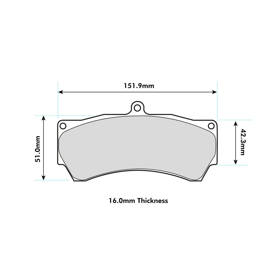Pagid RSL29 Brake Pads To Fit AP Racing CP5555/CP5060 Calipers