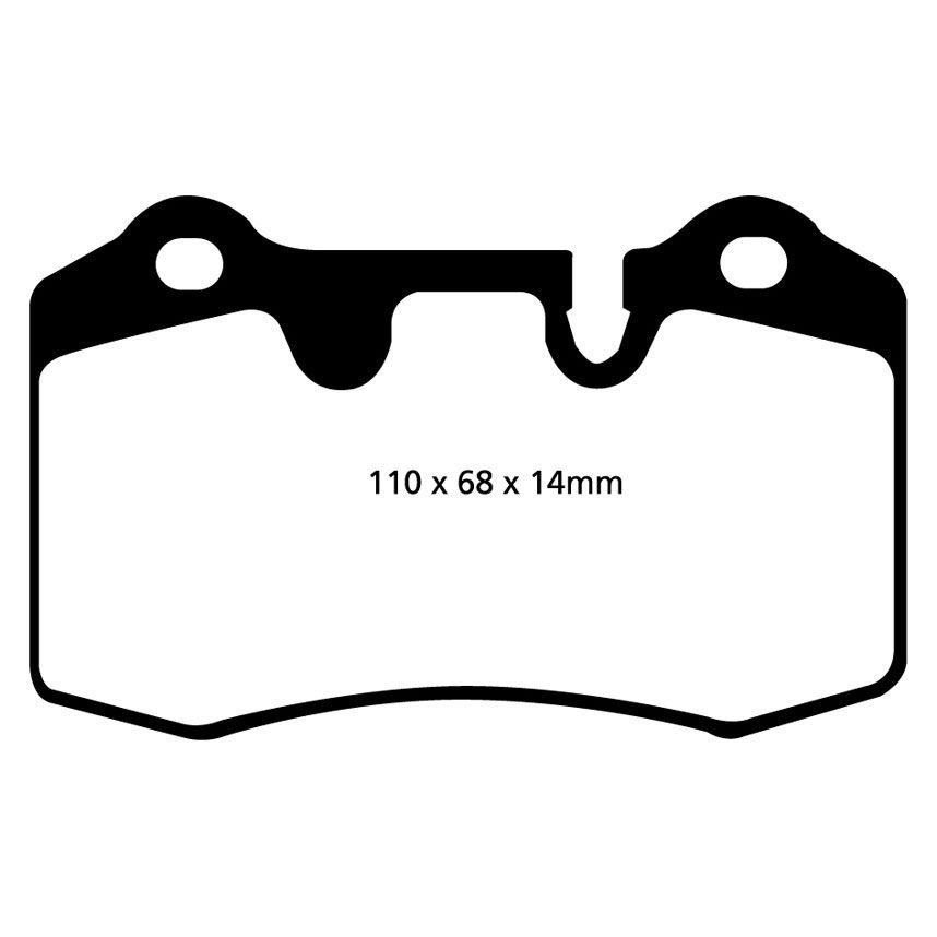 [EBCDP41909R] EBC Brakes Yellowstuff Performance Brake Pads