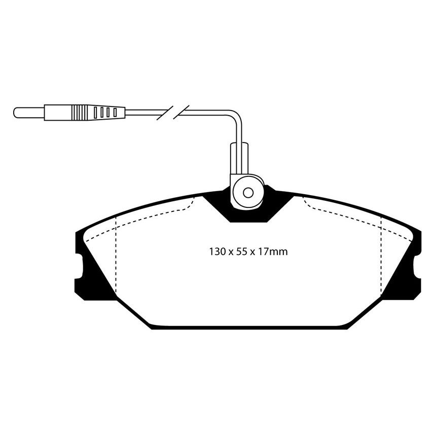 [EBCDP4949R] EBC Brakes Yellowstuff Performance Brake Pads