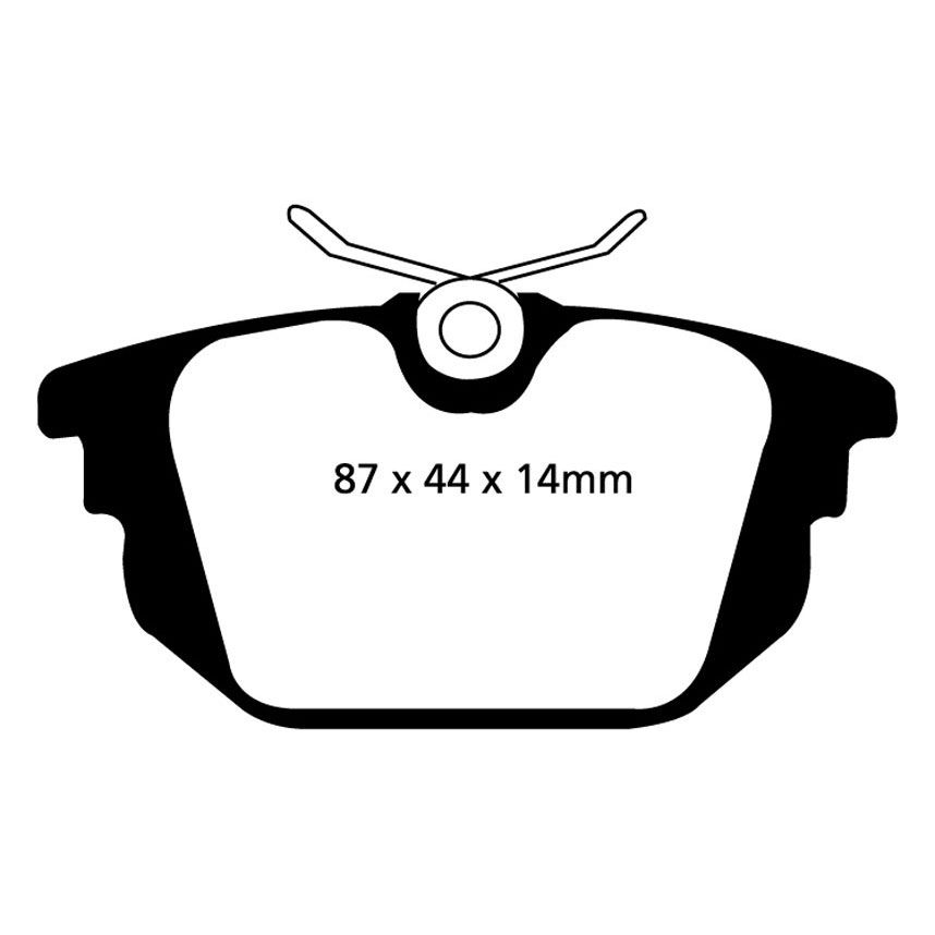 [EBCDP31214C] EBC Brakes Redstuff Performance Brake Pads