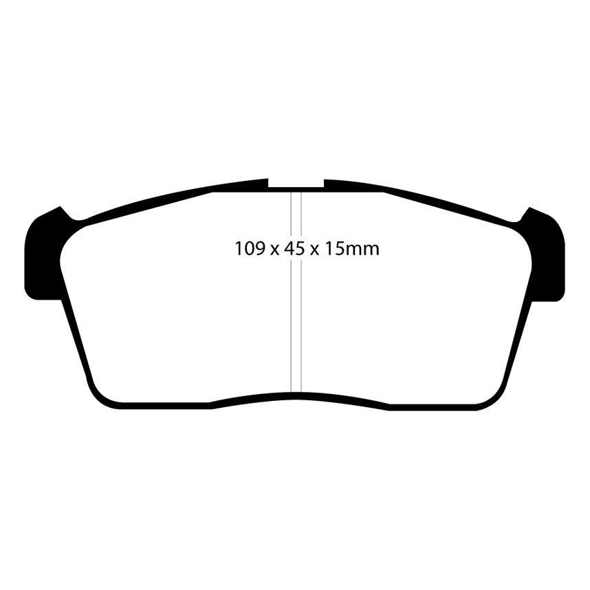 [EBCDP41344R] EBC Brakes Yellowstuff Performance Brake Pads