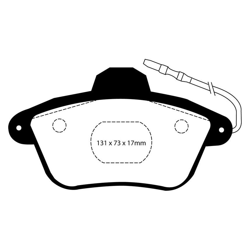 [EBCDP41526R] EBC Brakes Yellowstuff Performance Brake Pads