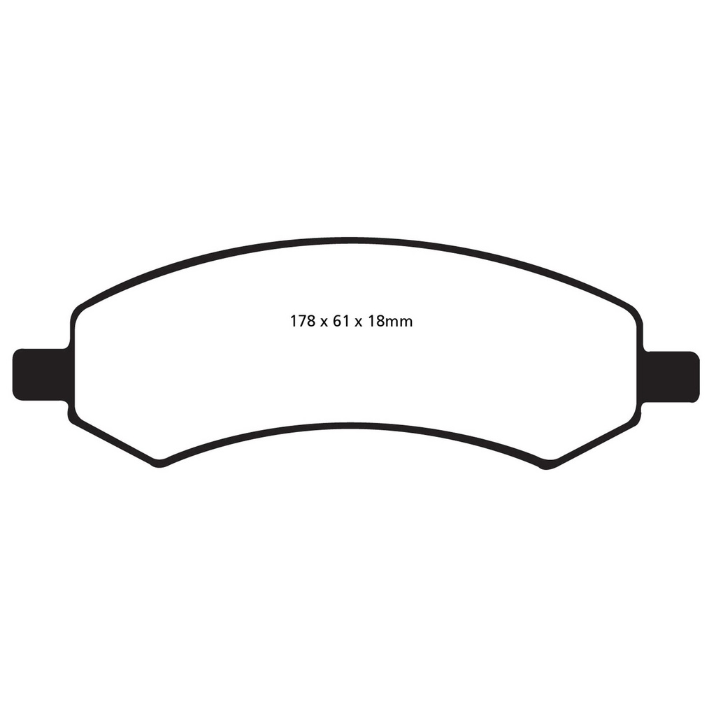 [EBCDP41738R] EBC Brakes Yellowstuff Performance Brake Pads