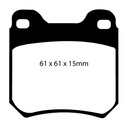 EBC Brakes Yellowstuff Performance Brake Pads