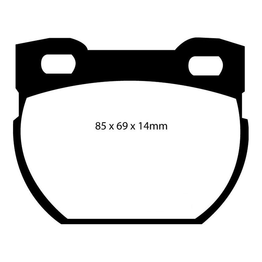 [EBCDP41033R] EBC Brakes Yellowstuff Performance Brake Pads