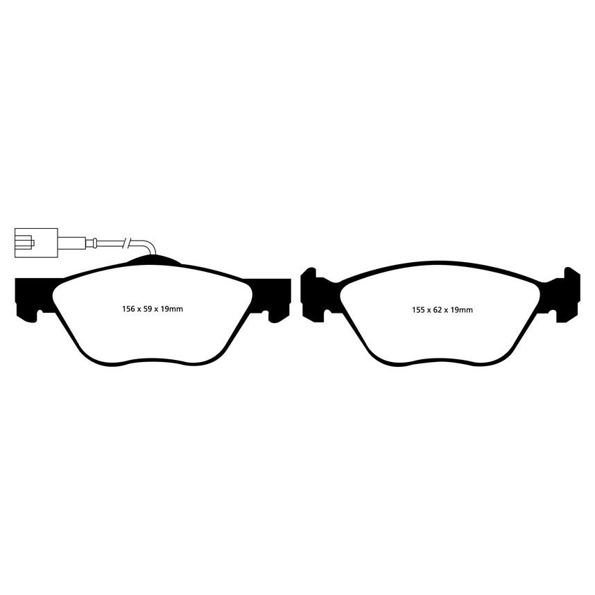[EBCDP41571R] EBC Brakes Yellowstuff Performance Brake Pads