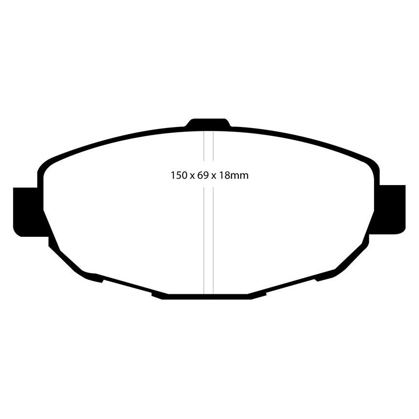 [EBCDP31007C] EBC Brakes Redstuff Performance Brake Pads