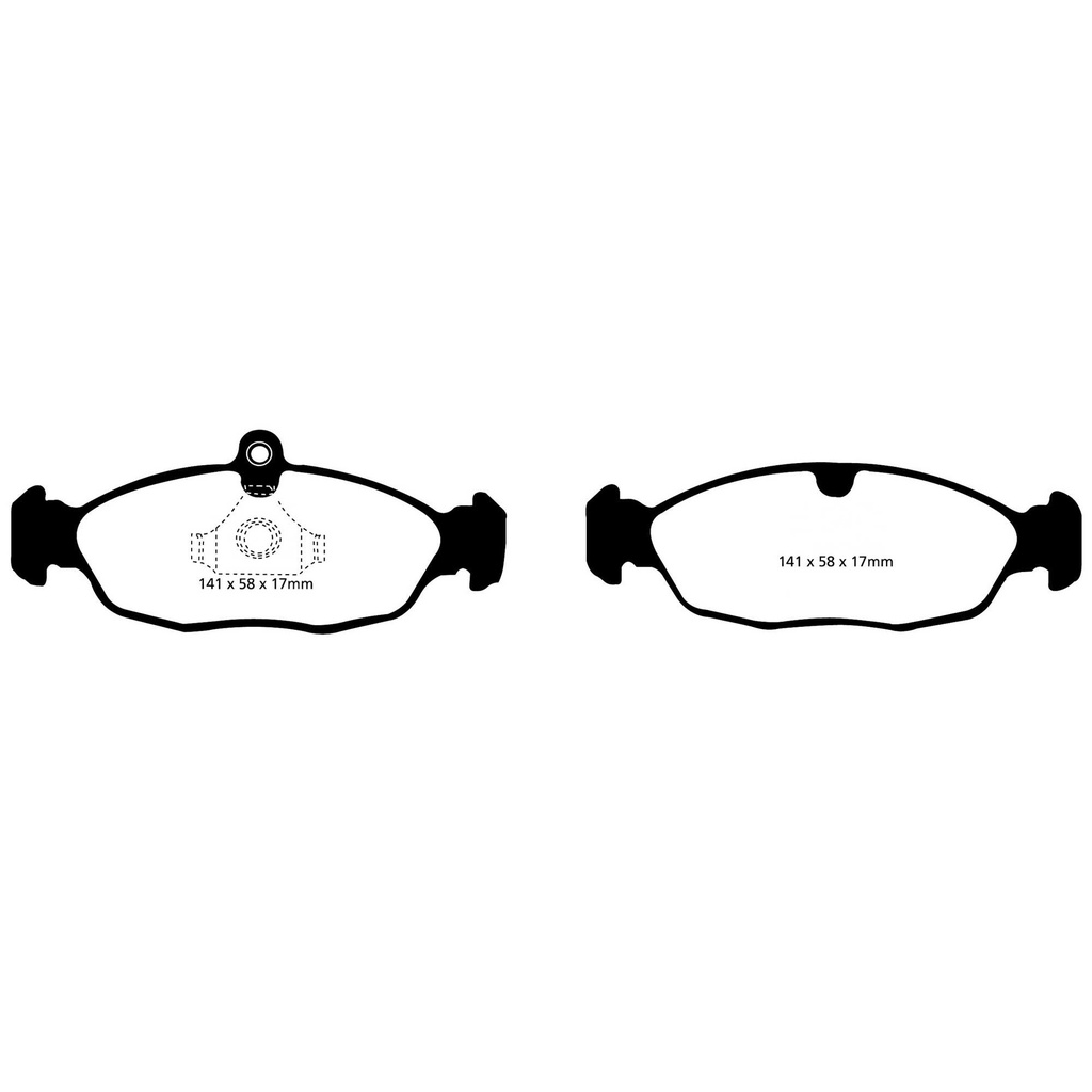 [EBCDP41198R] EBC Brakes Yellowstuff Performance Brake Pads