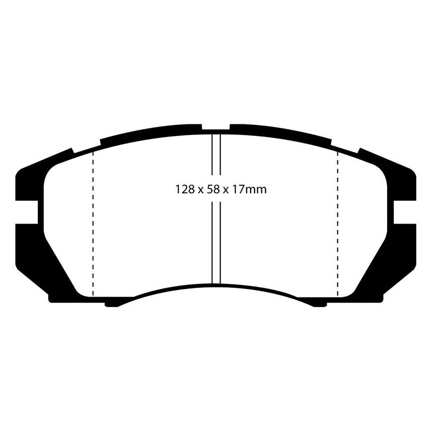 [EBCDP5966NDX] EBC Brakes Bluestuff NDX Brake Pads