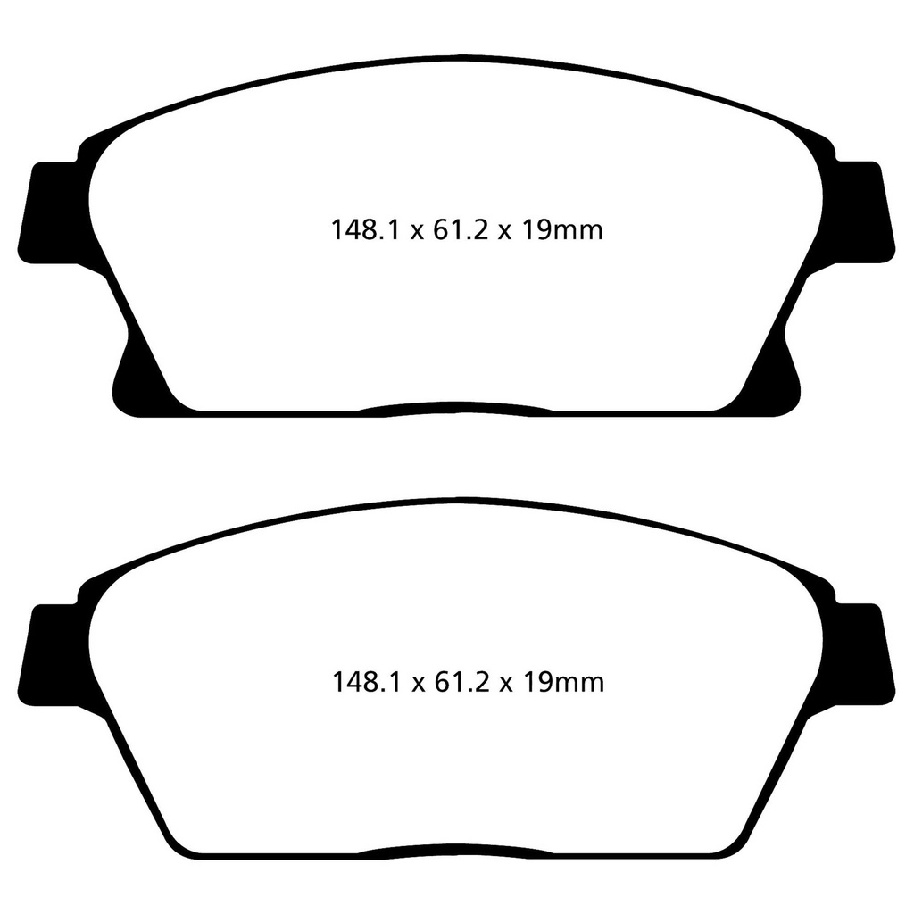 [EBCDP42067R] EBC Brakes Yellowstuff Performance Brake Pads