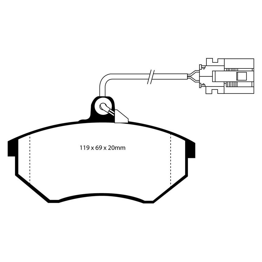 EBC Brakes Redstuff Performance Brake Pads