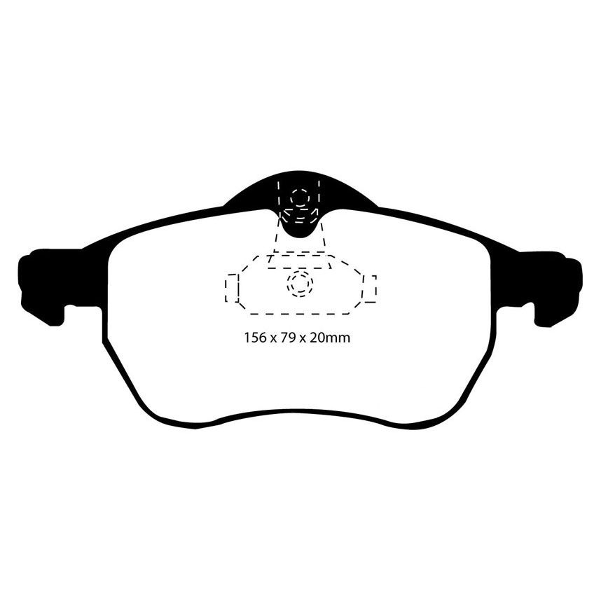 [EBCDP41183R] EBC Brakes Yellowstuff Performance Brake Pads