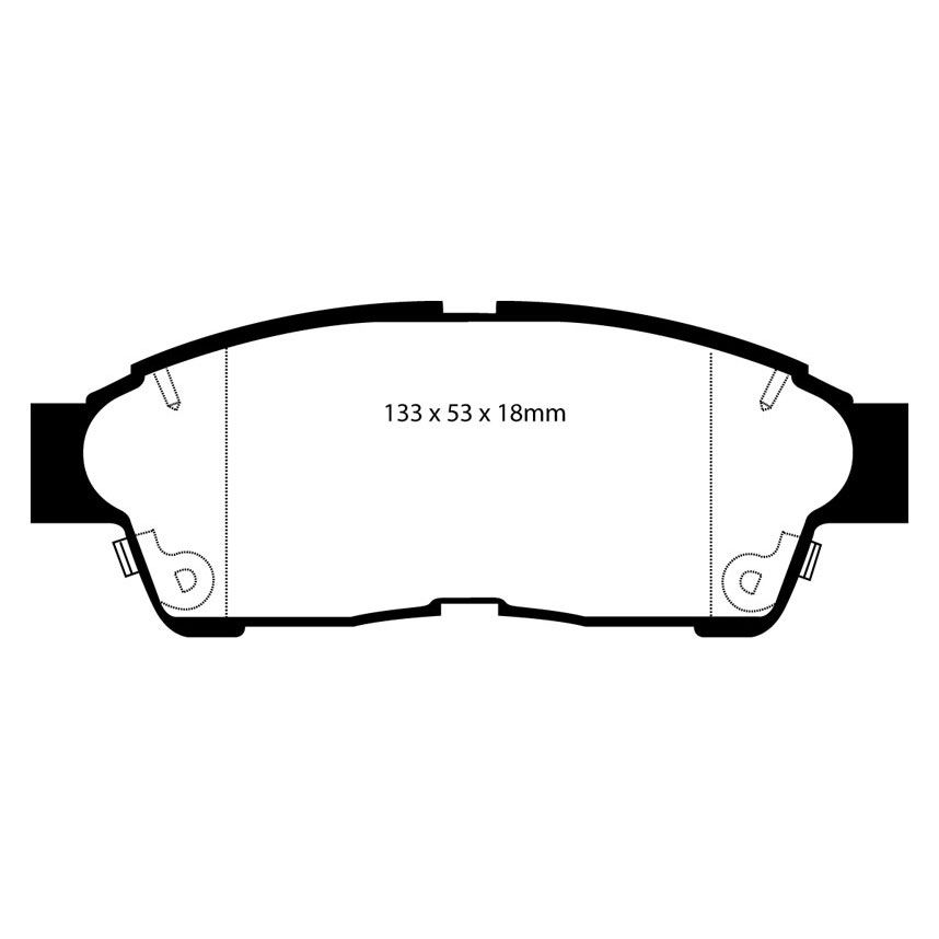 EBC Brakes Yellowstuff Performance Brake Pads