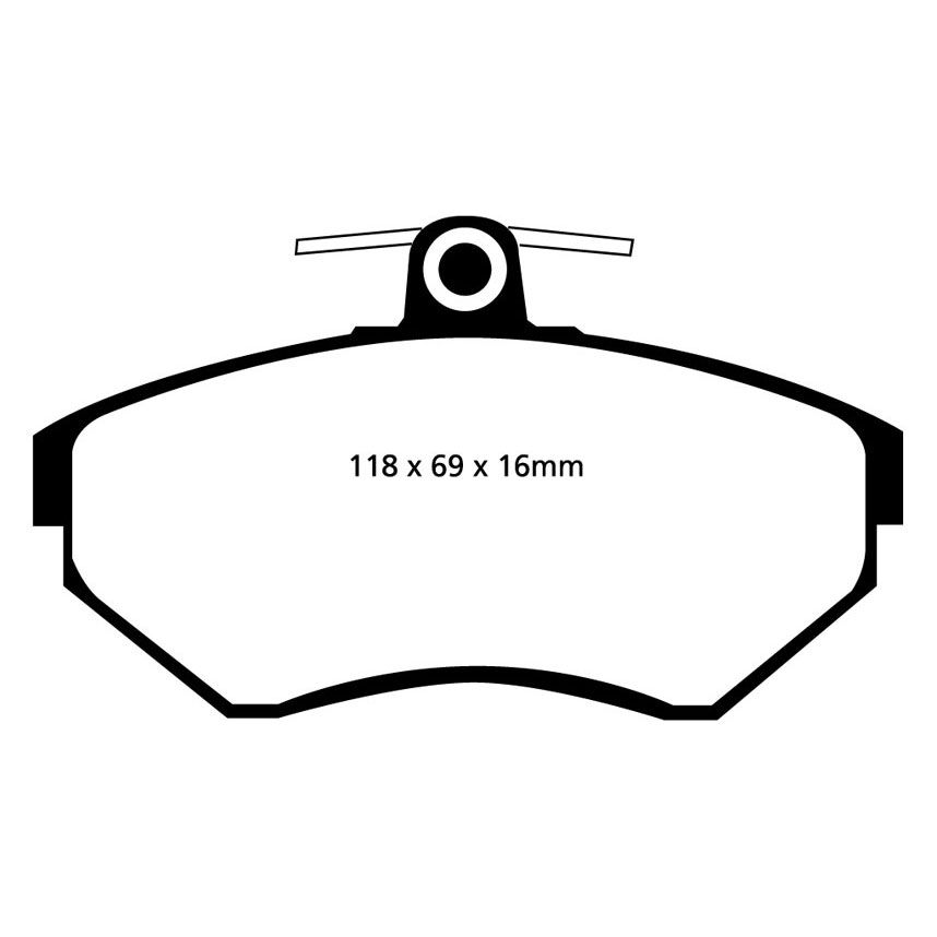 [EBCDP41112R] EBC Brakes Yellowstuff Performance Brake Pads