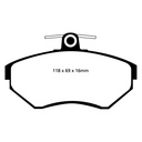 EBC Brakes Yellowstuff Performance Brake Pads