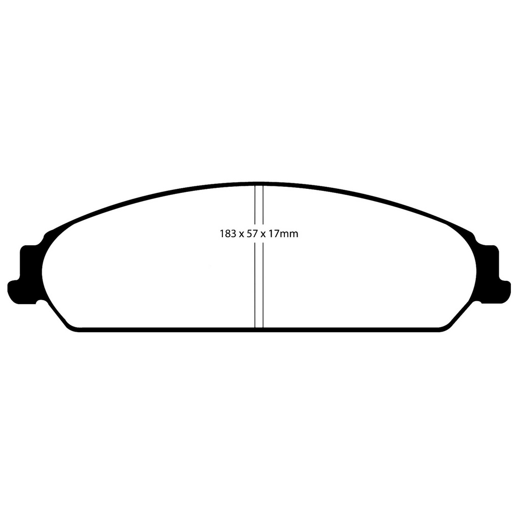 [EBCDP41724R] EBC Brakes Yellowstuff Performance Brake Pads