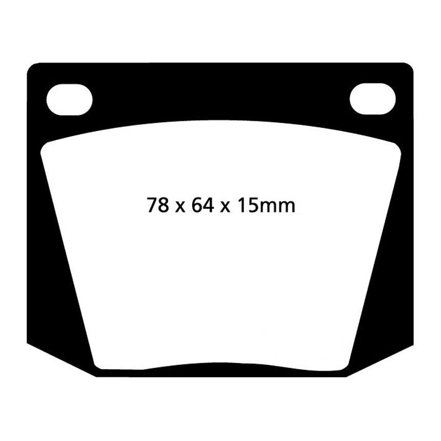 [EBCDP4169R] EBC Brakes Yellowstuff Performance Brake Pads