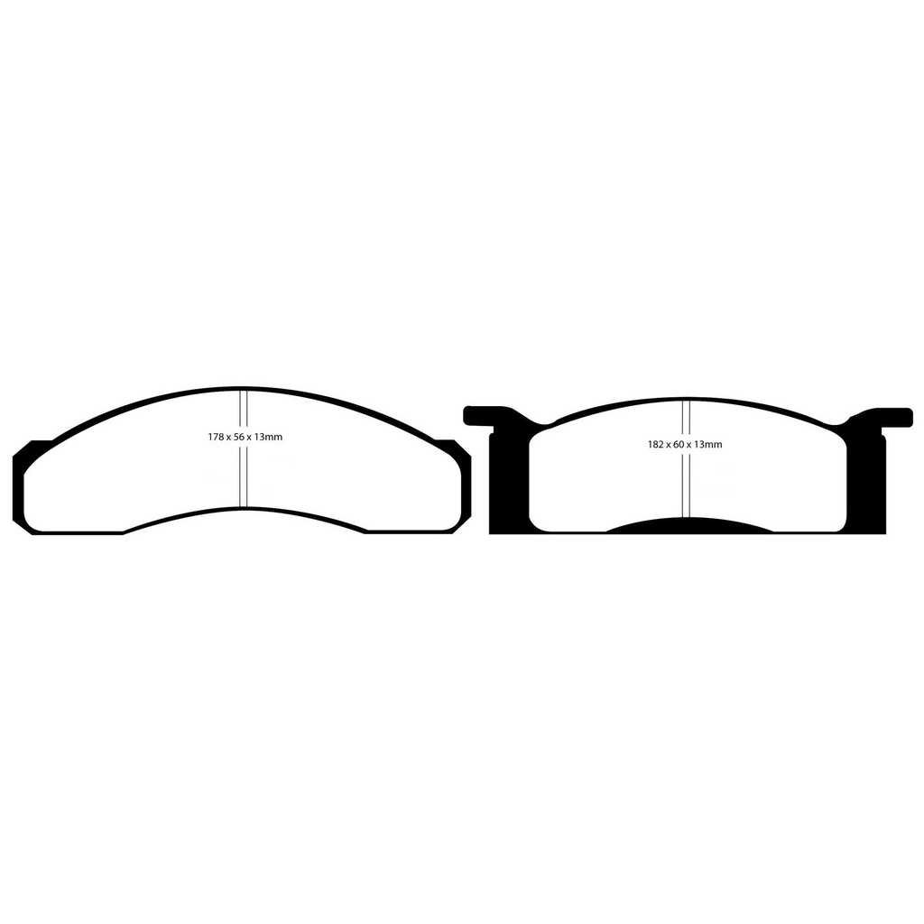 [EBCDP41158R] EBC Brakes Yellowstuff Performance Brake Pads