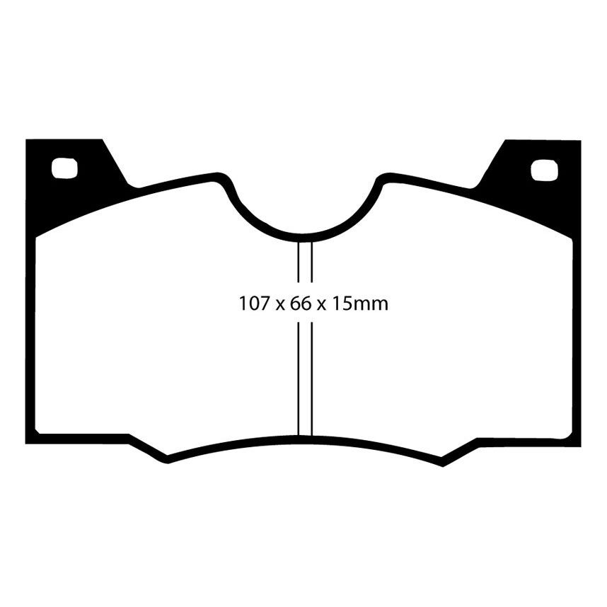 [EBCDP4188R] EBC Brakes Yellowstuff Performance Brake Pads