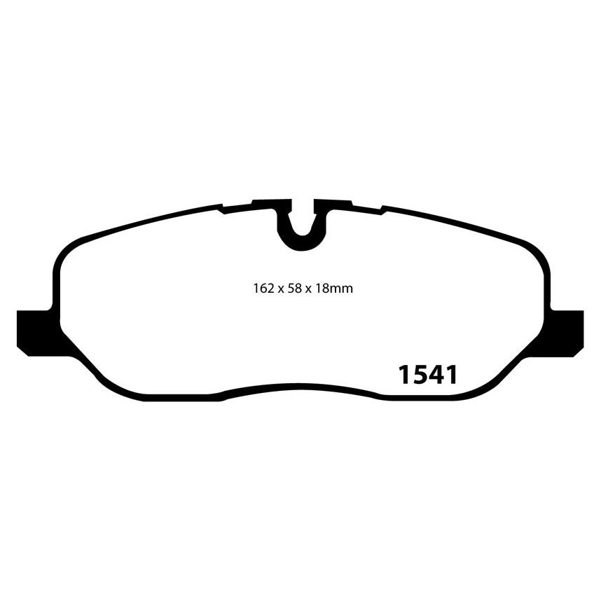 [EBCDP41541R] EBC Brakes Yellowstuff Performance Brake Pads