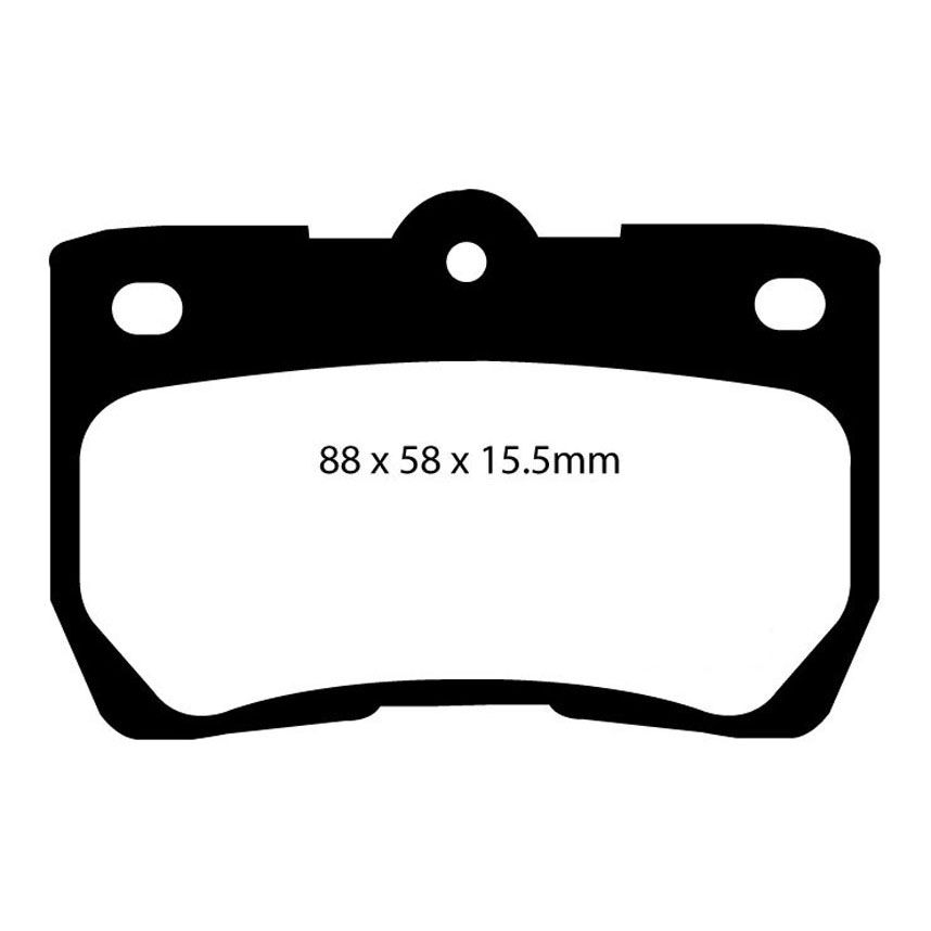 EBC Brakes Yellowstuff Performance Brake Pads