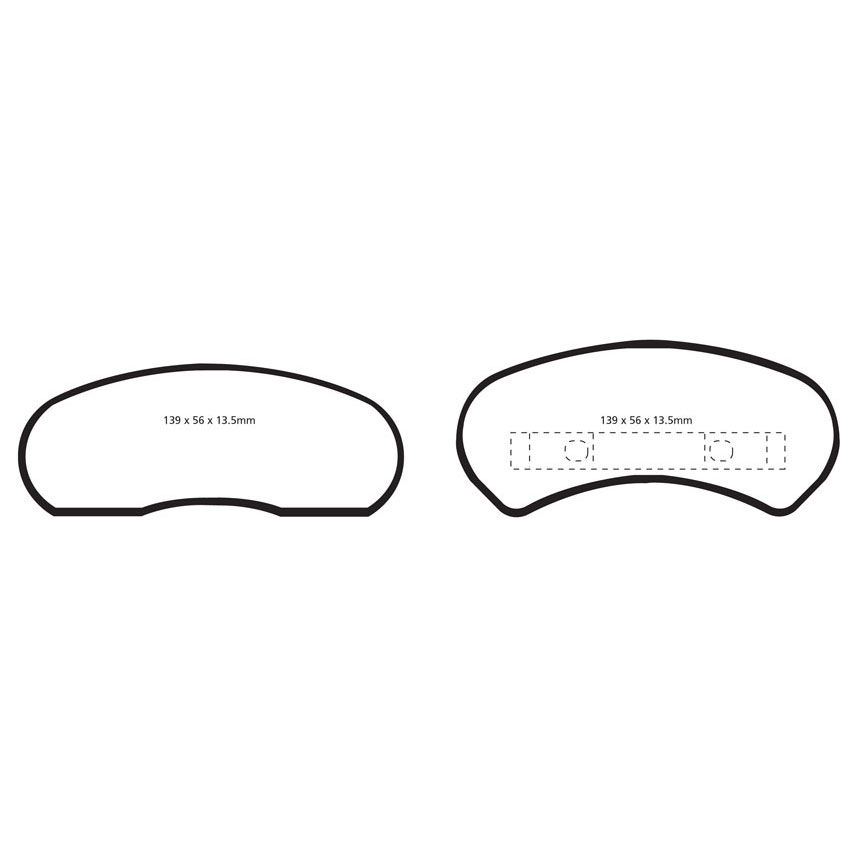 [EBCDP41527R] EBC Brakes Yellowstuff Performance Brake Pads