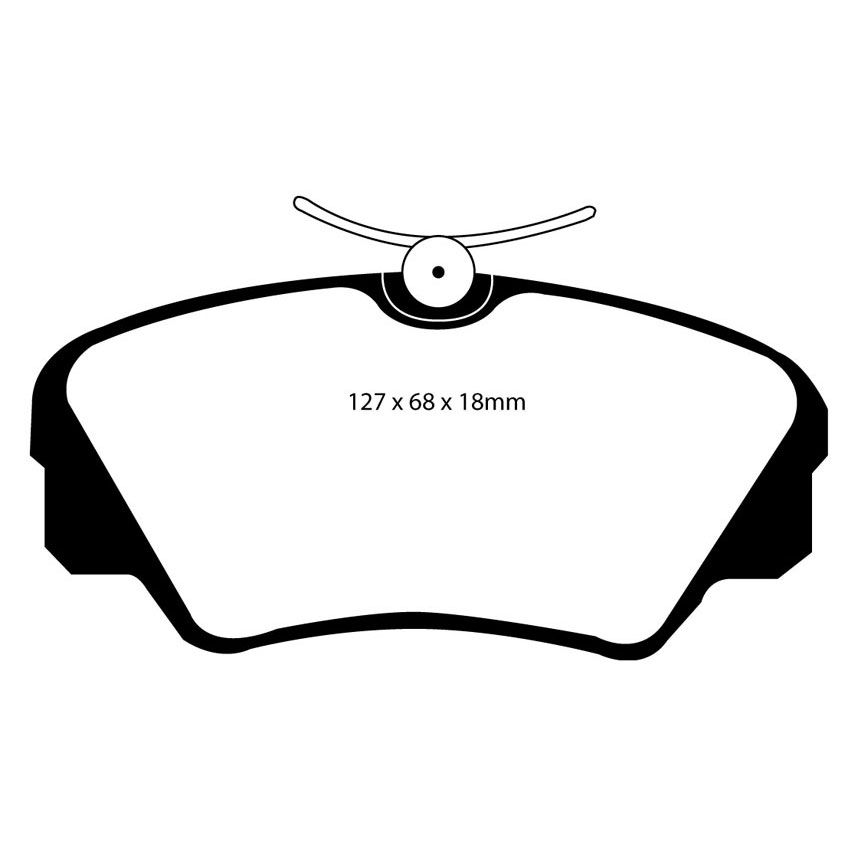 [EBCDP4937R] EBC Brakes Yellowstuff Performance Brake Pads