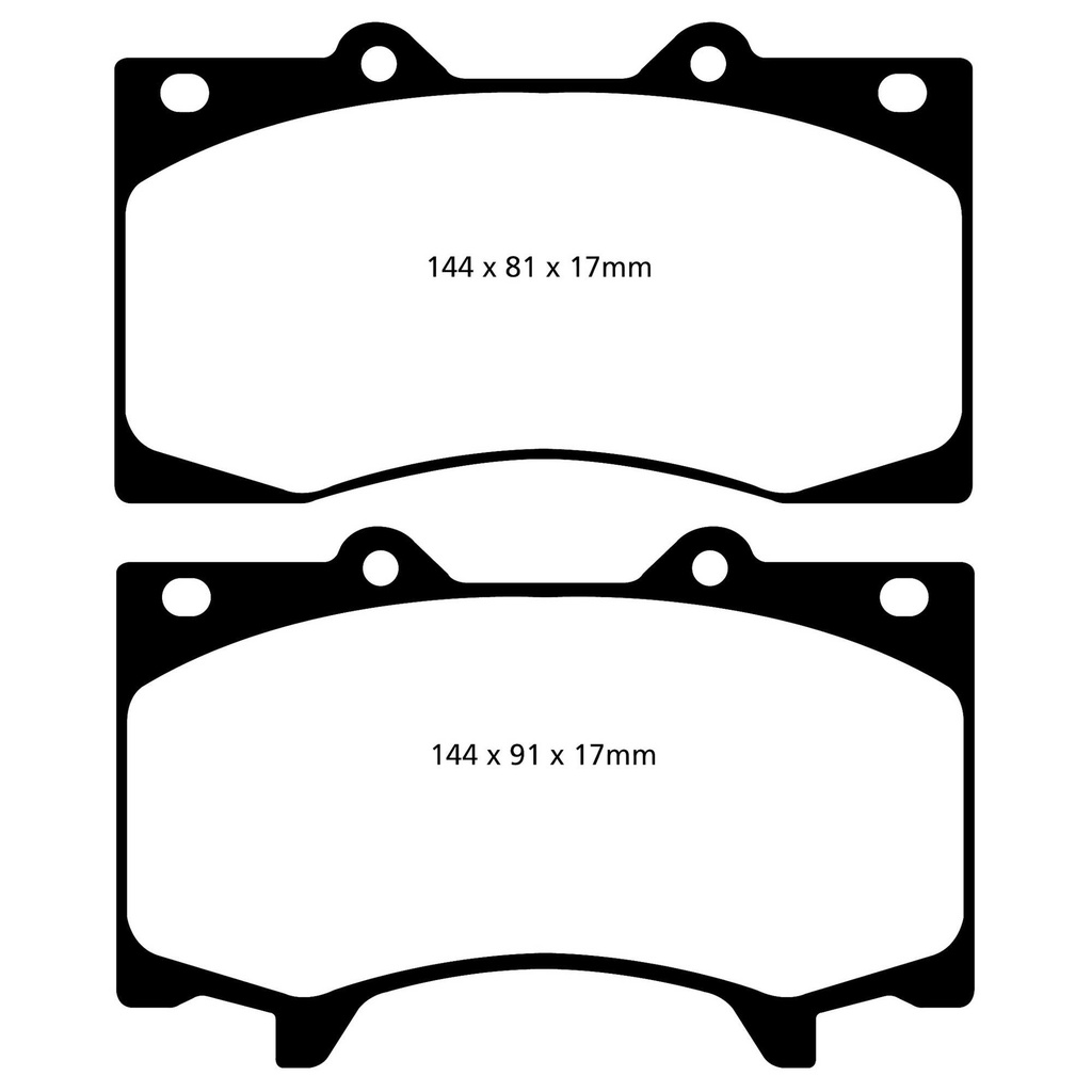 [EBCDP42125R] EBC Brakes Yellowstuff Performance Brake Pads