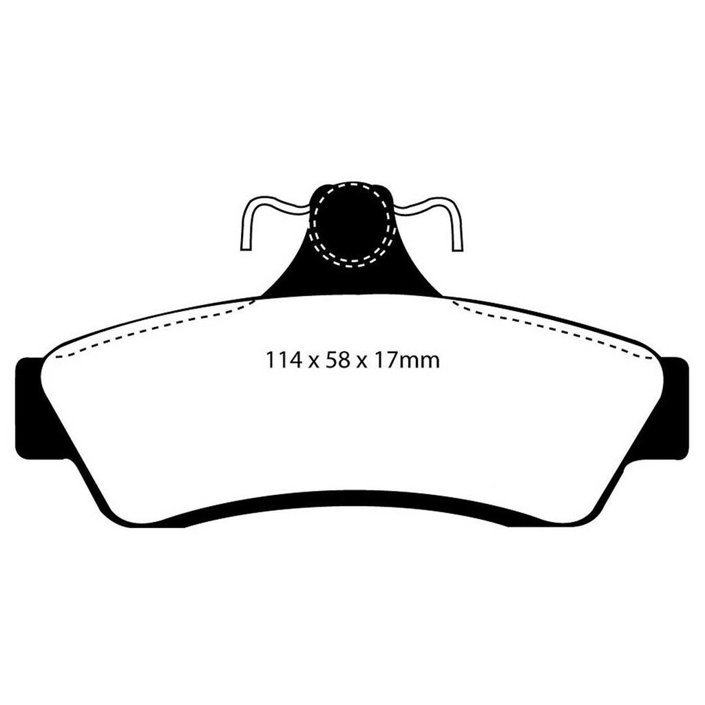 [EBCDP41506R] EBC Brakes Yellowstuff Performance Brake Pads