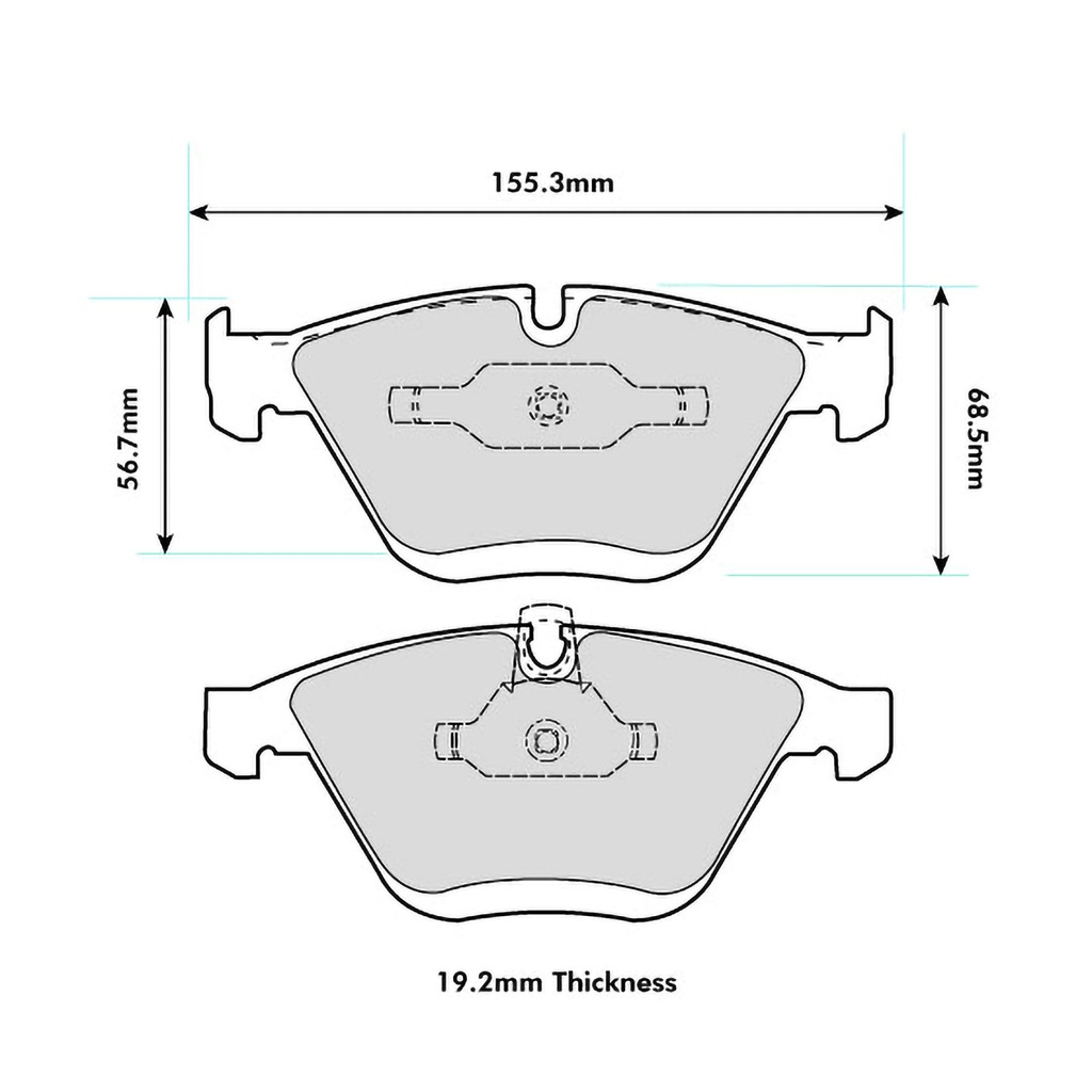 Pagid RSL19 Brake Pads