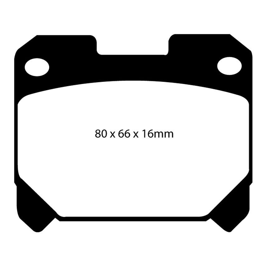 [EBCDP41005R] EBC Brakes Yellowstuff Performance Brake Pads