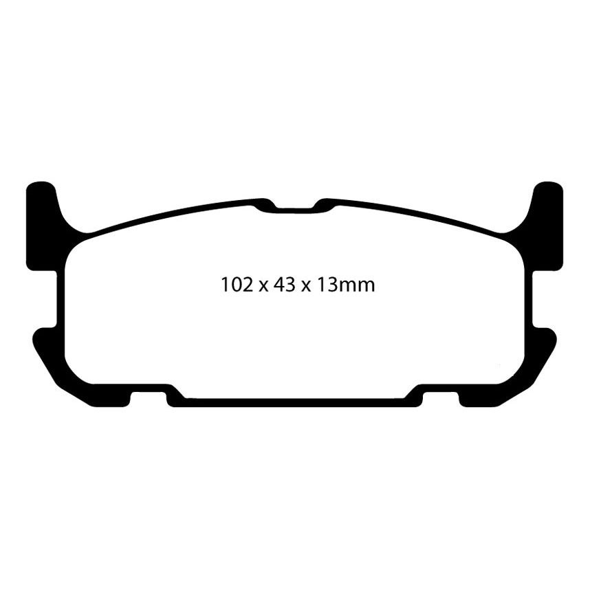 [EBCDP41685R] EBC Brakes Yellowstuff Performance Brake Pads