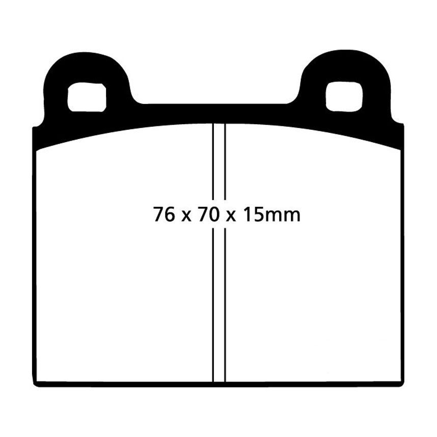 [EBCDP3103C] EBC Brakes Redstuff Performance Brake Pads