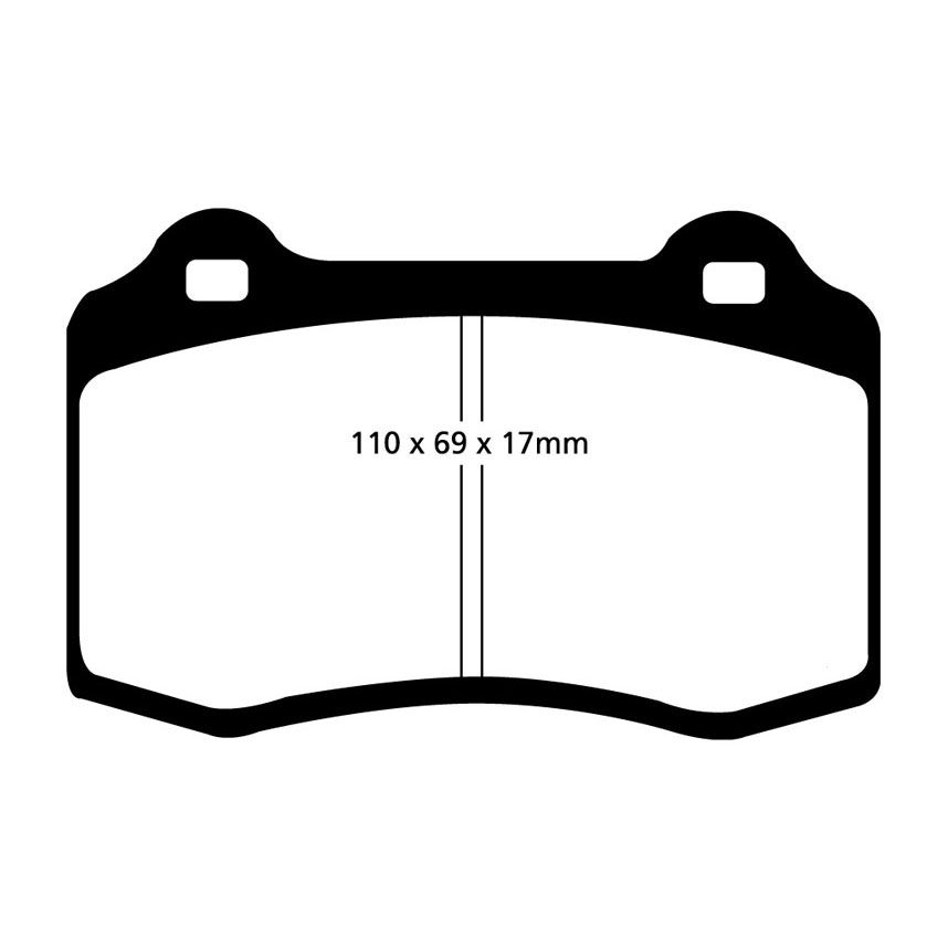 [EBCDP41031R] EBC Brakes Yellowstuff Performance Brake Pads